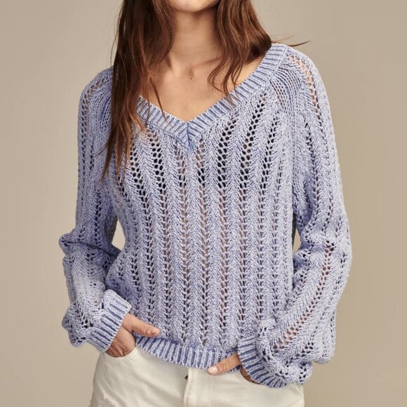 Lucky Brand open stitch pullover Size XXL - Picture 1 of 9